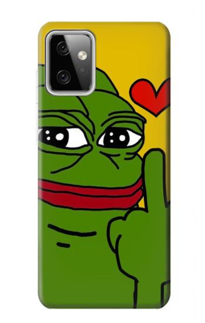 S3945 Pepe Love doigt du milieu Etui Coque Housse pour Motorola Moto G Power (2023) 5G