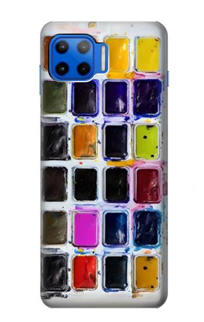 S3956 Graphique de boîte à palette aquarelle Etui Coque Housse pour Motorola Moto G 5G Plus