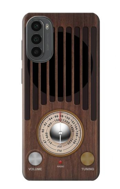 S3935 Graphique du tuner radio FM AM Etui Coque Housse pour Motorola Moto G52, G82 5G