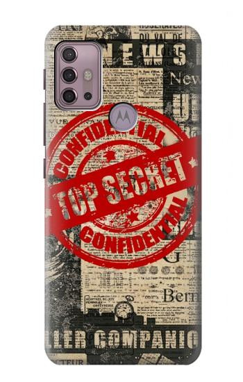 S3937 Texte Top Secret Art Vintage Etui Coque Housse pour Motorola Moto G30, G20, G10