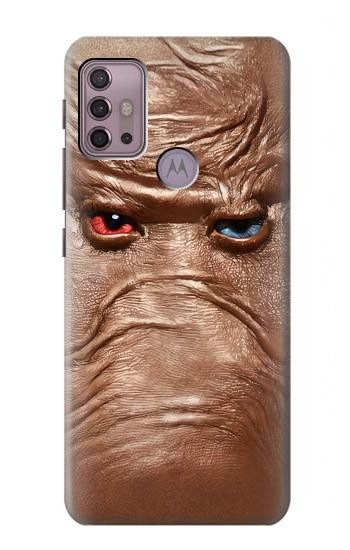 S3940 Peinture graphique Mad Face pour cuir Etui Coque Housse pour Motorola Moto G30, G20, G10