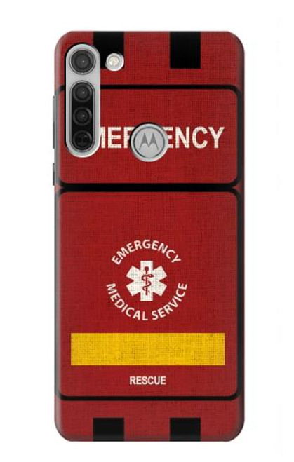 S3957 Service médical d'urgence Etui Coque Housse pour Motorola Moto G8