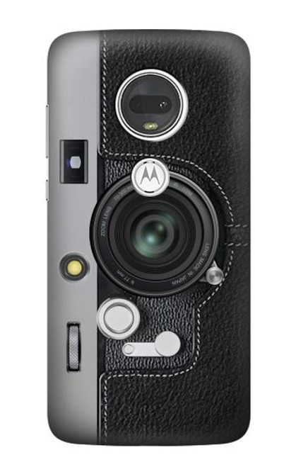 S3922 Impression graphique de l'obturateur de l'objectif de l'appareil photo Etui Coque Housse pour Motorola Moto G7, Moto G7 Plus