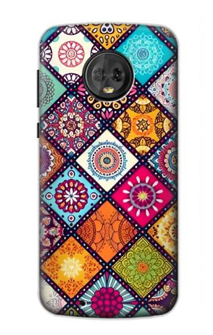 S3943 Motif Maldalas Etui Coque Housse pour Motorola Moto G6