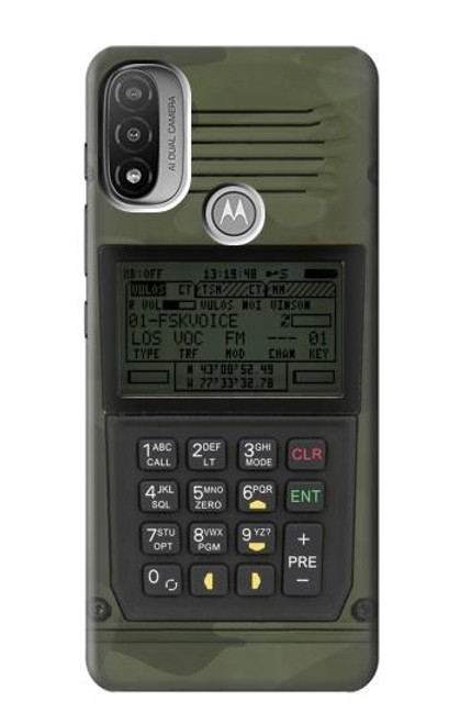 S3959 Impression graphique de la radio militaire Etui Coque Housse pour Motorola Moto E20,E30,E40