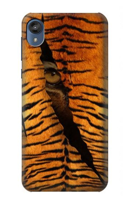 S3951 Marques de larme d'oeil de tigre Etui Coque Housse pour Motorola Moto E6, Moto E (6th Gen)