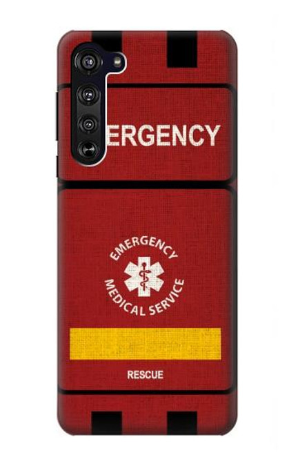 S3957 Service médical d'urgence Etui Coque Housse pour Motorola Edge