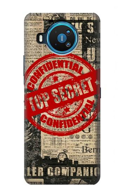 S3937 Texte Top Secret Art Vintage Etui Coque Housse pour Nokia 8.3 5G