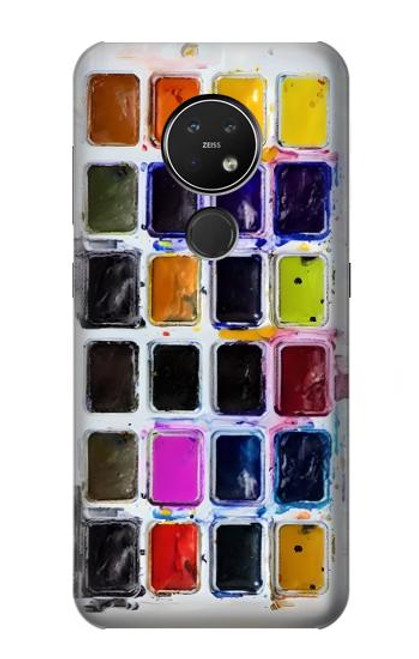 S3956 Graphique de boîte à palette aquarelle Etui Coque Housse pour Nokia 7.2