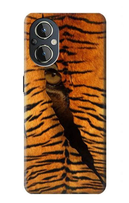 S3951 Marques de larme d'oeil de tigre Etui Coque Housse pour OnePlus Nord N20 5G