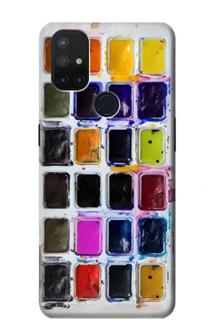 S3956 Graphique de boîte à palette aquarelle Etui Coque Housse pour OnePlus Nord N10 5G