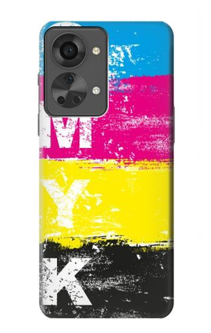 S3930 Clé jaune cyan magenta Etui Coque Housse pour OnePlus Nord 2T