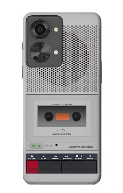 S3953 Graphique de lecteur de cassettes vintage Etui Coque Housse pour OnePlus Nord 2T