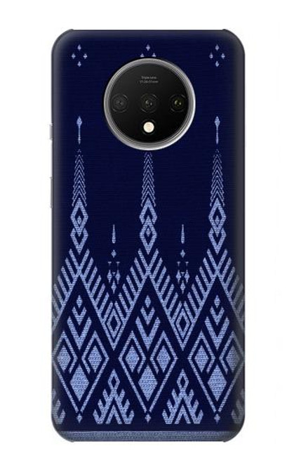 S3950 Motif textile thaïlandais bleu Etui Coque Housse pour OnePlus 7T