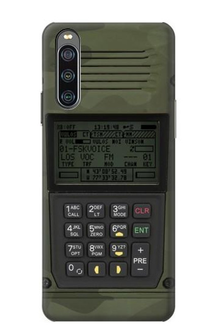 S3959 Impression graphique de la radio militaire Etui Coque Housse pour Sony Xperia 10 IV