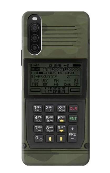S3959 Impression graphique de la radio militaire Etui Coque Housse pour Sony Xperia 10 III