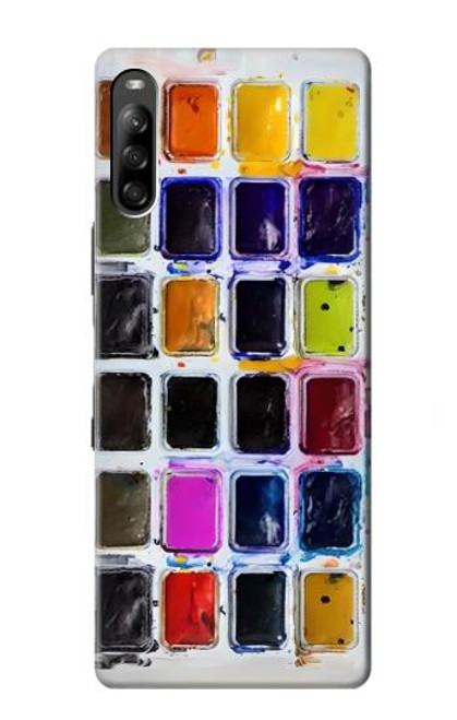 S3956 Graphique de boîte à palette aquarelle Etui Coque Housse pour Sony Xperia L4