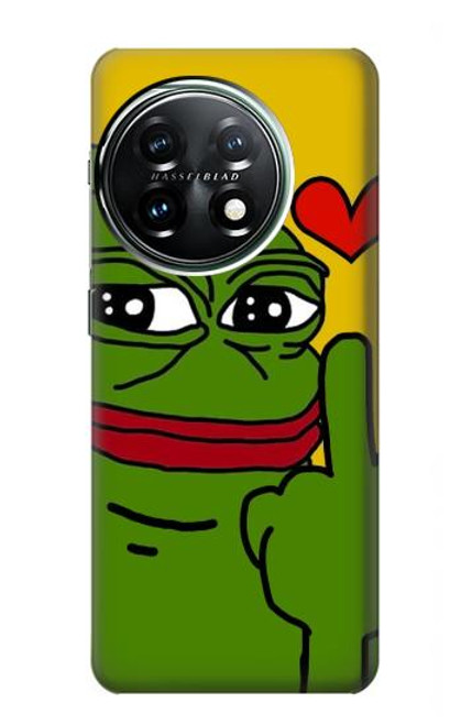 S3945 Pepe Love doigt du milieu Etui Coque Housse pour OnePlus 11