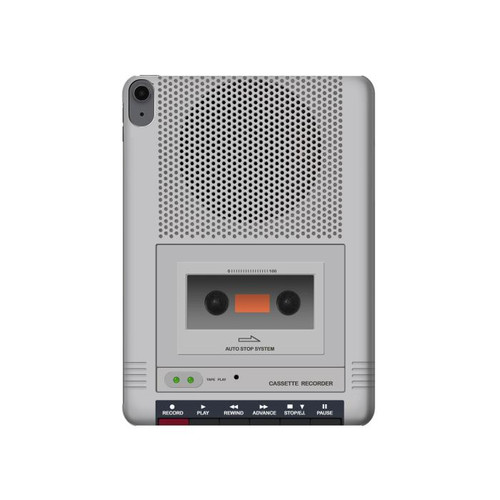 S3953 Graphique de lecteur de cassettes vintage Etui Coque Housse pour iPad Air (2022,2020, 4th, 5th), iPad Pro 11 (2022, 6th)