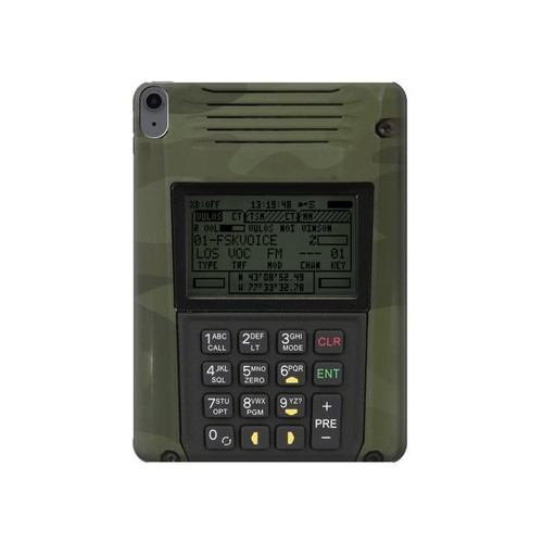 S3959 Impression graphique de la radio militaire Etui Coque Housse pour iPad Air (2020, 2022), Air 11 (2024,2025,2026), Pro 11 (2022)