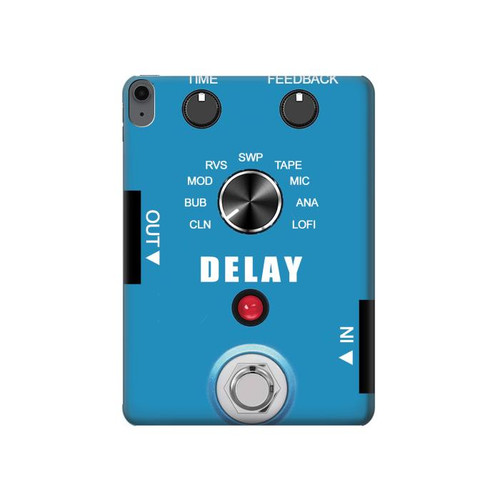 S3962 Graphique de retard analogique de guitare Etui Coque Housse pour iPad Air (2020, 2022), Air 11 (2024,2025,2026), Pro 11 (2022)
