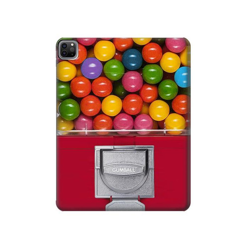 S3938 Gumball Capsule jeu graphique Etui Coque Housse pour iPad Pro 12.9 (2022,2021,2020,2018, 3rd, 4th, 5th, 6th)