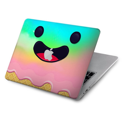 S3939 Sourire mignon de crème glacée Etui Coque Housse pour MacBook Air 13″ (2022,2024) - A2681, A3113