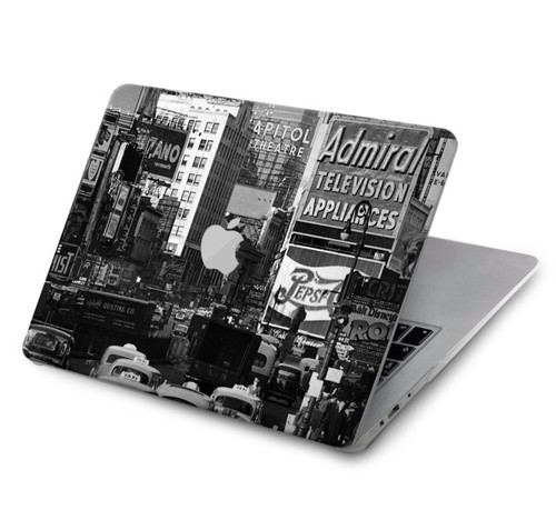 S0182 New York Vintage Etui Coque Housse pour MacBook Air 15″ (2023,2024,2025) - A2941, A3114, A3241