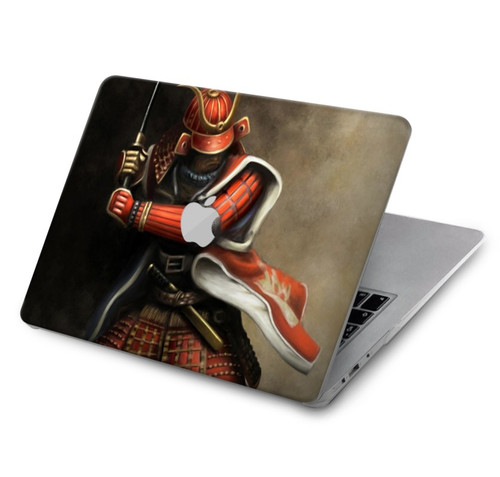 S0796 Japon Rouge Samurai Etui Coque Housse pour MacBook Air 15″ (2023,2024,2025) - A2941, A3114, A3241