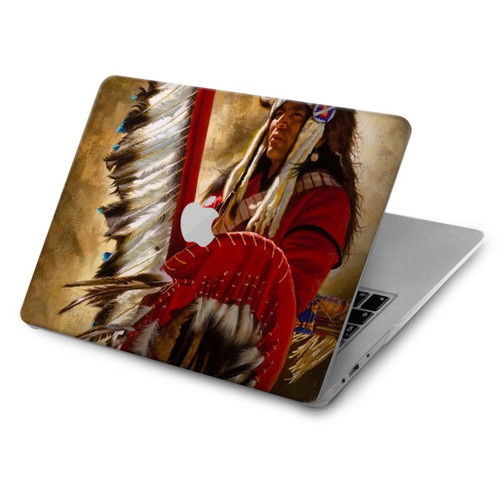 S0817 indien rouge Etui Coque Housse pour MacBook Air 15″ (2023,2024) - A2941, A3114