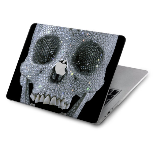 S1286 Crâne de diamant Etui Coque Housse pour MacBook Air 15″ (2023,2024) - A2941, A3114