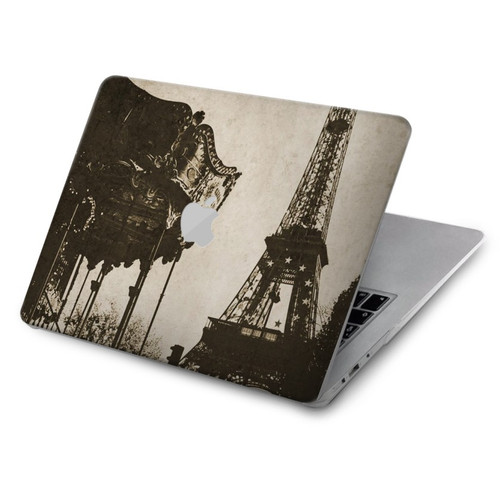 S2174 Tour Eiffel Paris Millésime Etui Coque Housse pour MacBook Air 15″ (2023,2024) - A2941, A3114