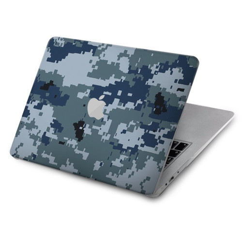 S2346 Marine Camo camouflage graphique Etui Coque Housse pour MacBook Air 15″ (2023,2024) - A2941, A3114