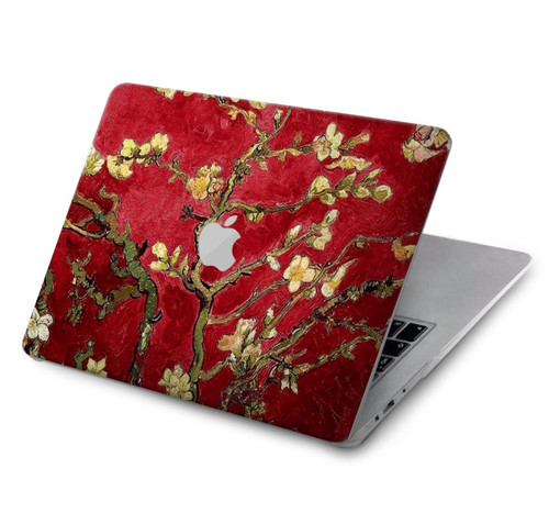 S2414 Rouge Fleur amandier Van Gogh Etui Coque Housse pour MacBook Air 15″ (2023,2024,2025) - A2941, A3114, A3241 S2414 Rouge Fleur amandier Van Gogh Etui Coque Housse pour MacBook Air 15″ (2023,2024,2025) - A2941, A3114, A3241