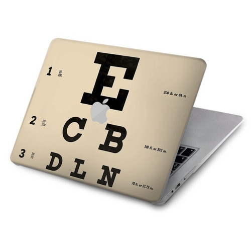 S2502 Tableau d'examen des yeux Etui Coque Housse pour MacBook Air 15″ (2023,2024,2025) - A2941, A3114, A3241 S2502 Tableau d'examen des yeux Etui Coque Housse pour MacBook Air 15″ (2023,2024,2025) - A2941, A3114, A3241