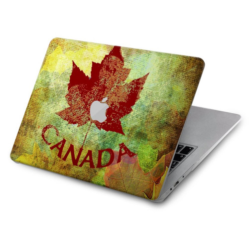 S2523 Canada Feuille d'érable d'automne Etui Coque Housse pour MacBook Air 15″ (2023,2024) - A2941, A3114