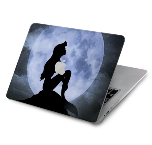 S2668 Silhouette sirène Lune Nuit Etui Coque Housse pour MacBook Air 15″ (2023,2024) - A2941, A3114