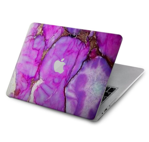 S2907 Violet Turquoise Pierre Etui Coque Housse pour MacBook Air 15″ (2023,2024) - A2941, A3114