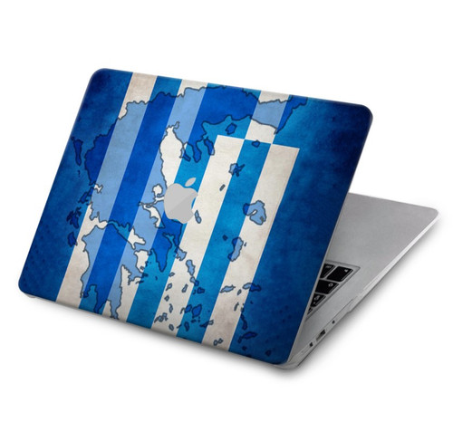 S2970 Grèce Football Football Etui Coque Housse pour MacBook Air 15″ (2023,2024) - A2941, A3114