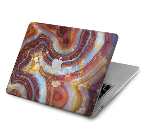S3034 Texture marbre de couleur Imprimé Etui Coque Housse pour MacBook Air 15″ (2023,2024) - A2941, A3114
