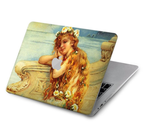 S3184 Peinture Petite Sirène Etui Coque Housse pour MacBook Air 15″ (2023,2024) - A2941, A3114