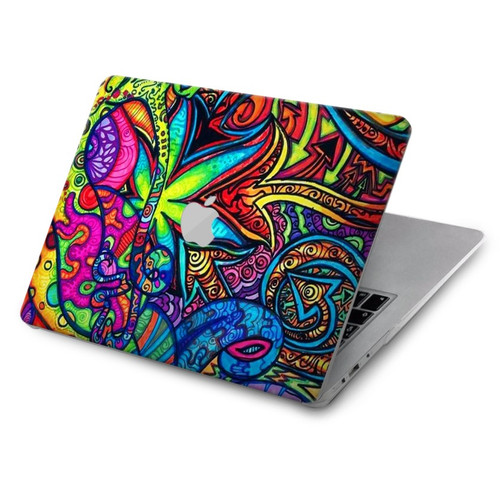 S3255 Motif Art coloré Etui Coque Housse pour MacBook Air 15″ (2023,2024) - A2941, A3114