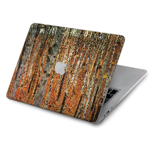 S3380 Gustav Klimt Bouleau Forêt Etui Coque Housse pour MacBook Air 15″ (2023,2024) - A2941, A3114