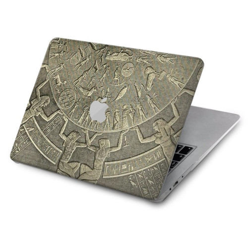 S3396 Dendérah Zodiaque Egypte ancienne Etui Coque Housse pour MacBook Air 15″ (2023,2024) - A2941, A3114