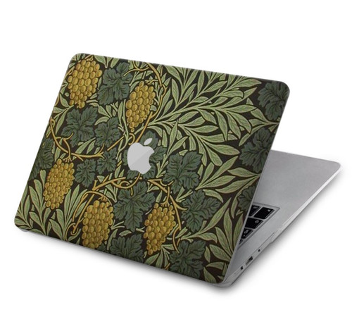 S3662 William Morris Vine Pattern Etui Coque Housse pour MacBook Air 15″ (2023,2024,2025) - A2941, A3114, A3241