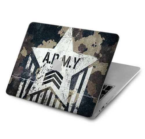 S3666 Camouflage de l'armée Etui Coque Housse pour MacBook Air 15″ (2023,2024,2025) - A2941, A3114, A3241