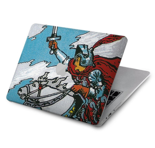 S3731 Carte de tarot chevalier des épées Etui Coque Housse pour MacBook Air 15″ (2023,2024) - A2941, A3114