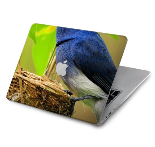 S3839 Oiseau bleu du bonheur Oiseau bleu Etui Coque Housse pour MacBook Air 15″ (2023,2024) - A2941, A3114