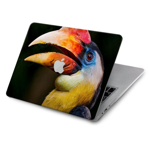 S3876 Calao coloré Etui Coque Housse pour MacBook Air 15″ (2023,2024,2025) - A2941, A3114, A3241