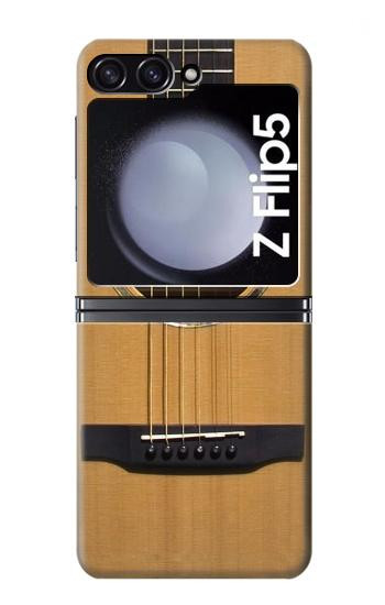 S0057 Guitare acoustique Etui Coque Housse pour Samsung Galaxy Z Flip 5